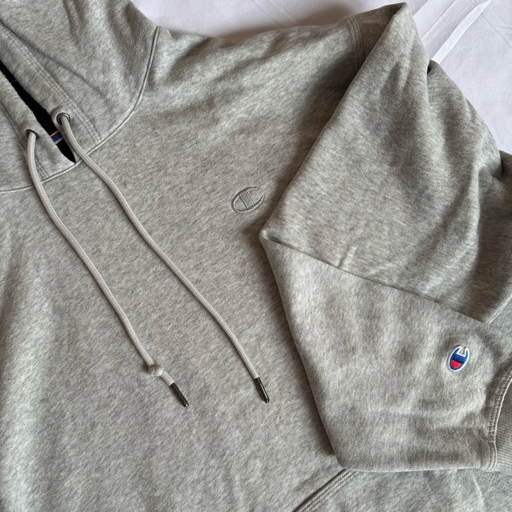 Champion Light Gray Men's Hoodie